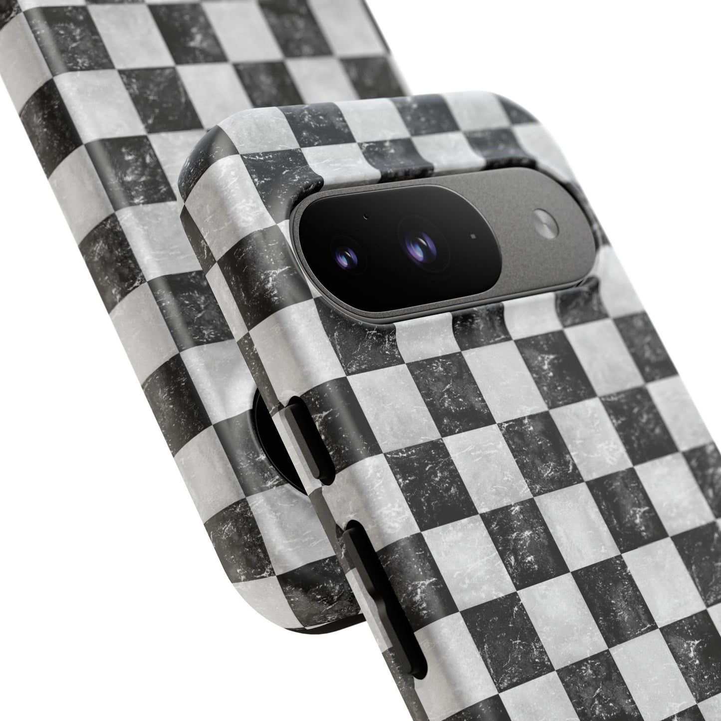 Grunge Checkered Phone Case