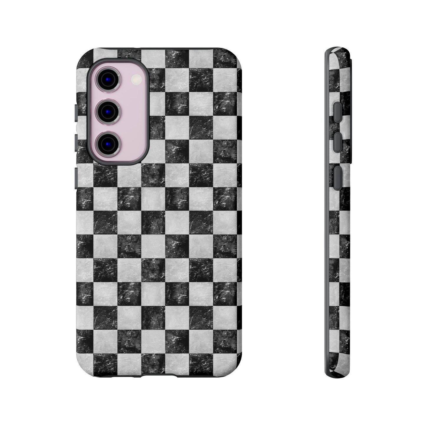 Grunge Checkered Phone Case