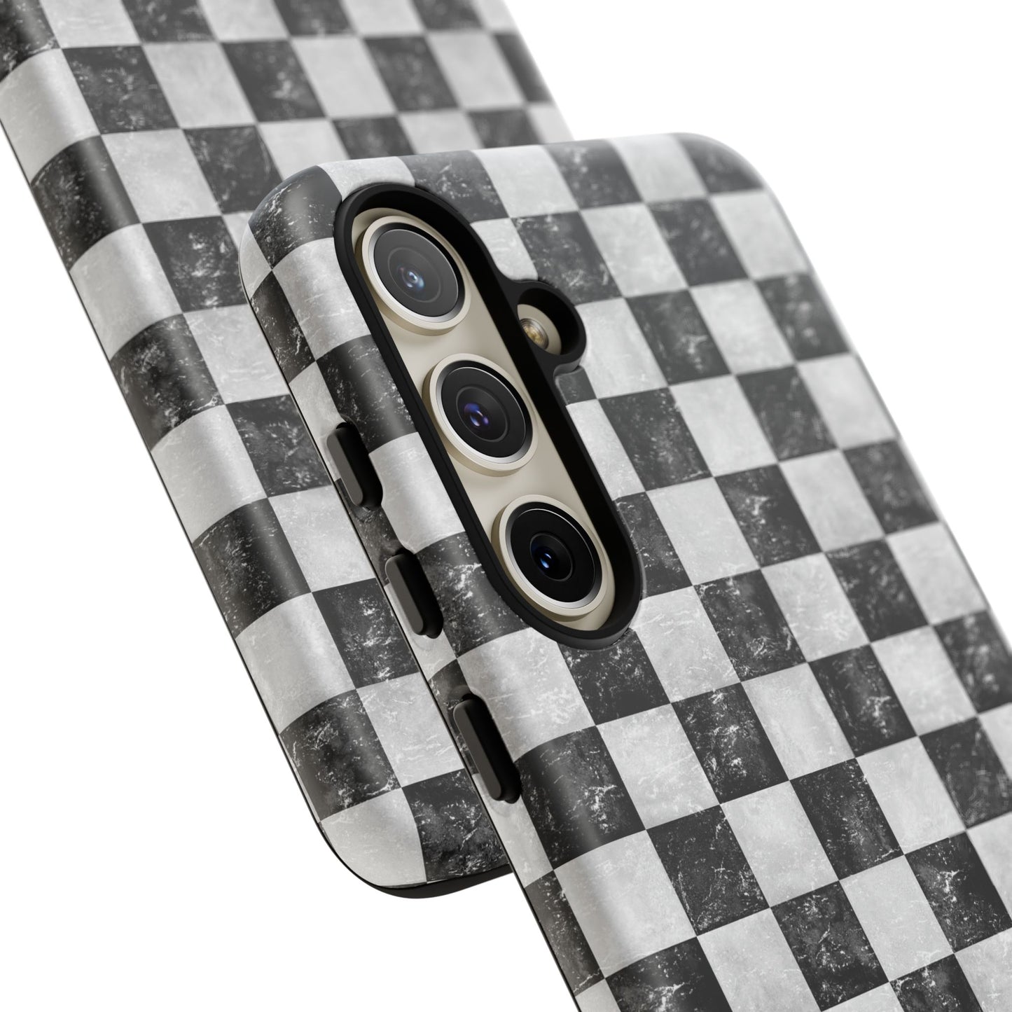 Grunge Checkered Phone Case