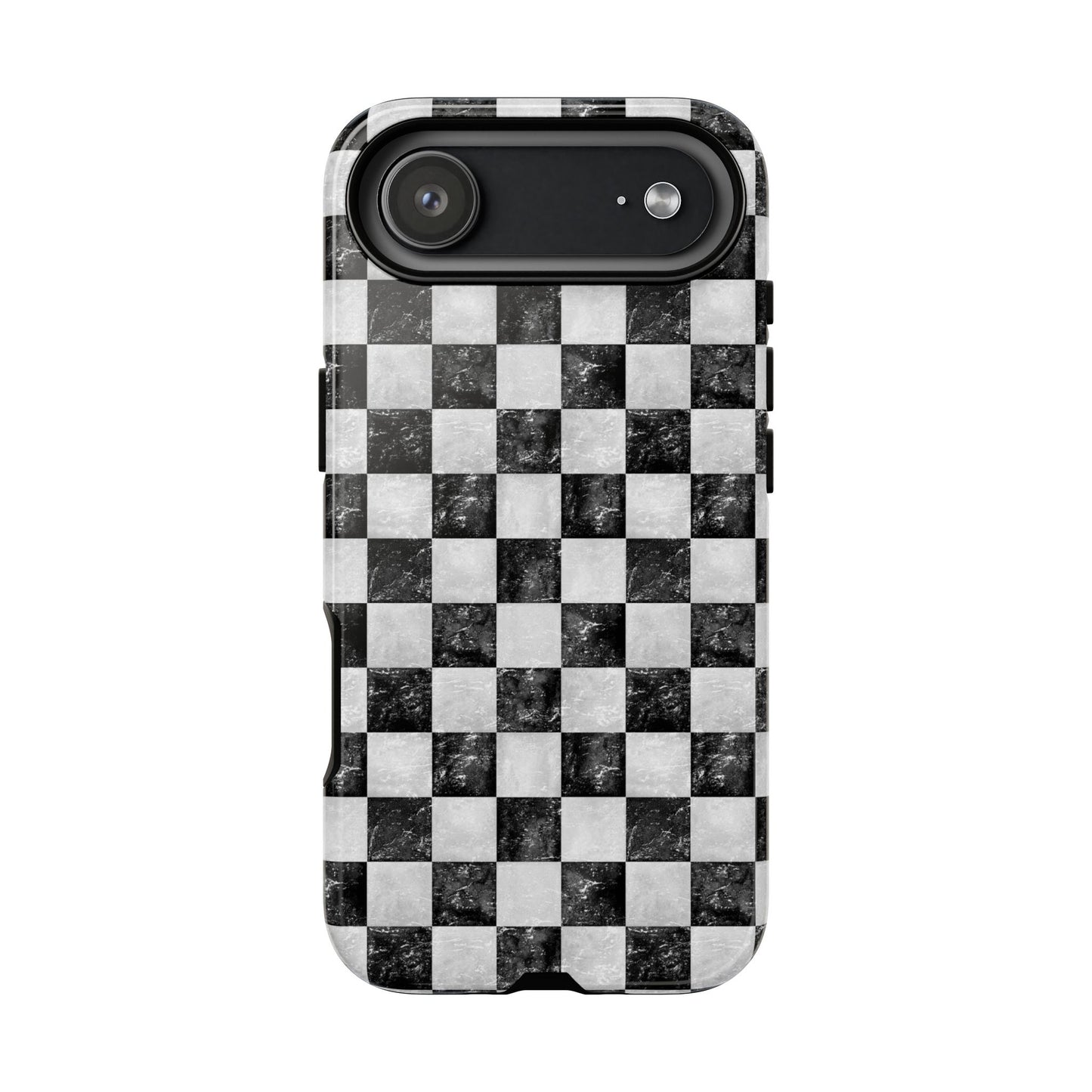 Grunge Checkered Phone Case