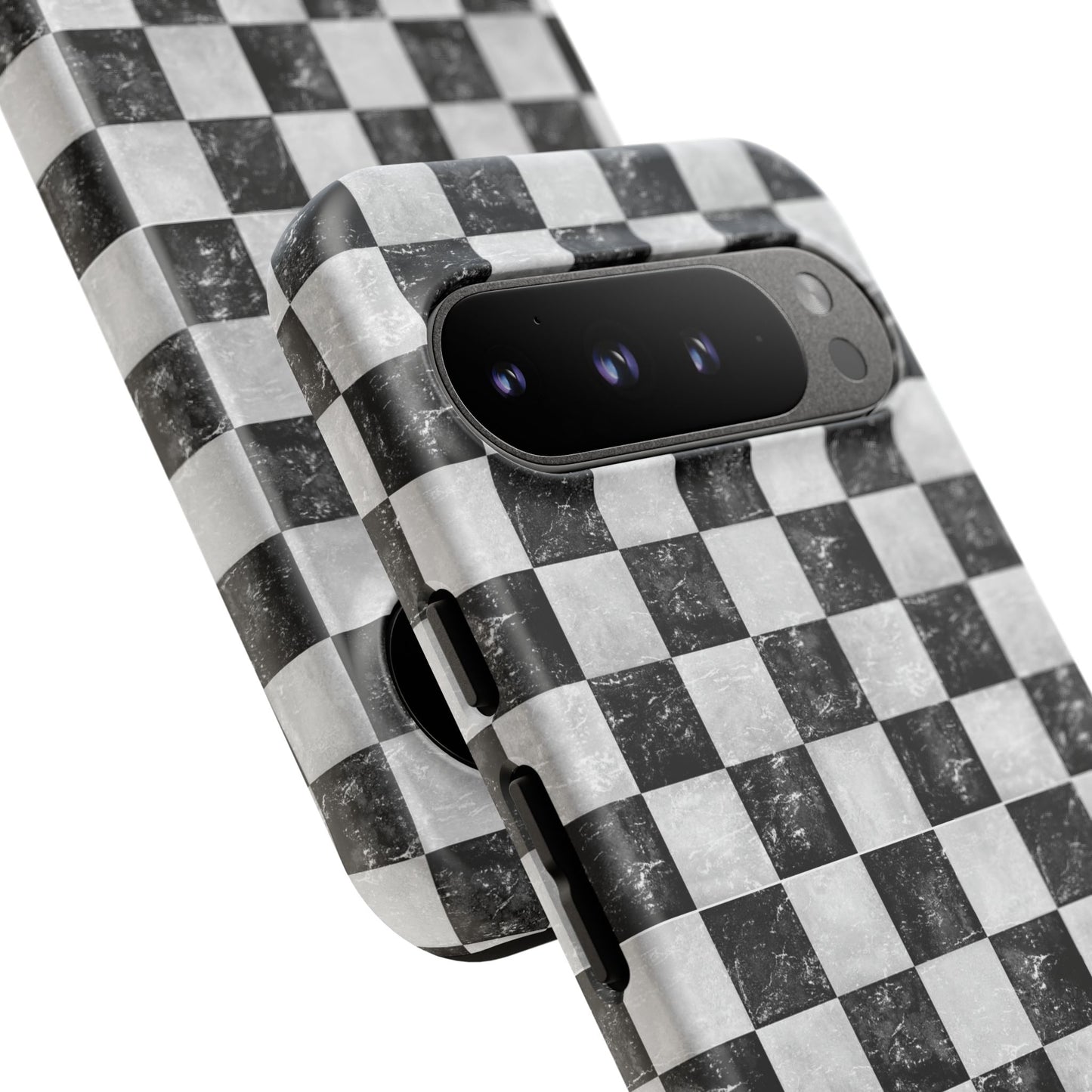 Grunge Checkered Phone Case