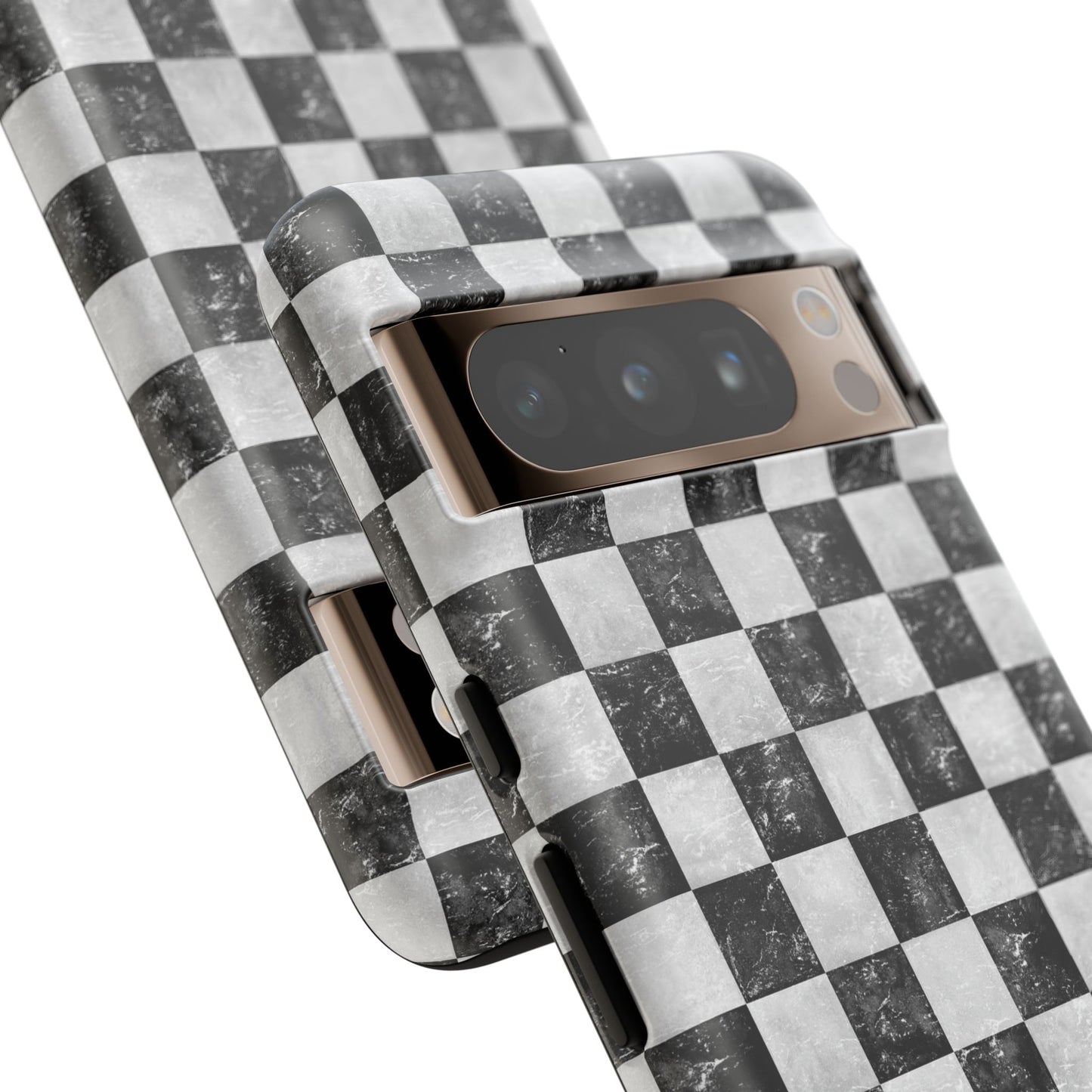 Grunge Checkered Phone Case