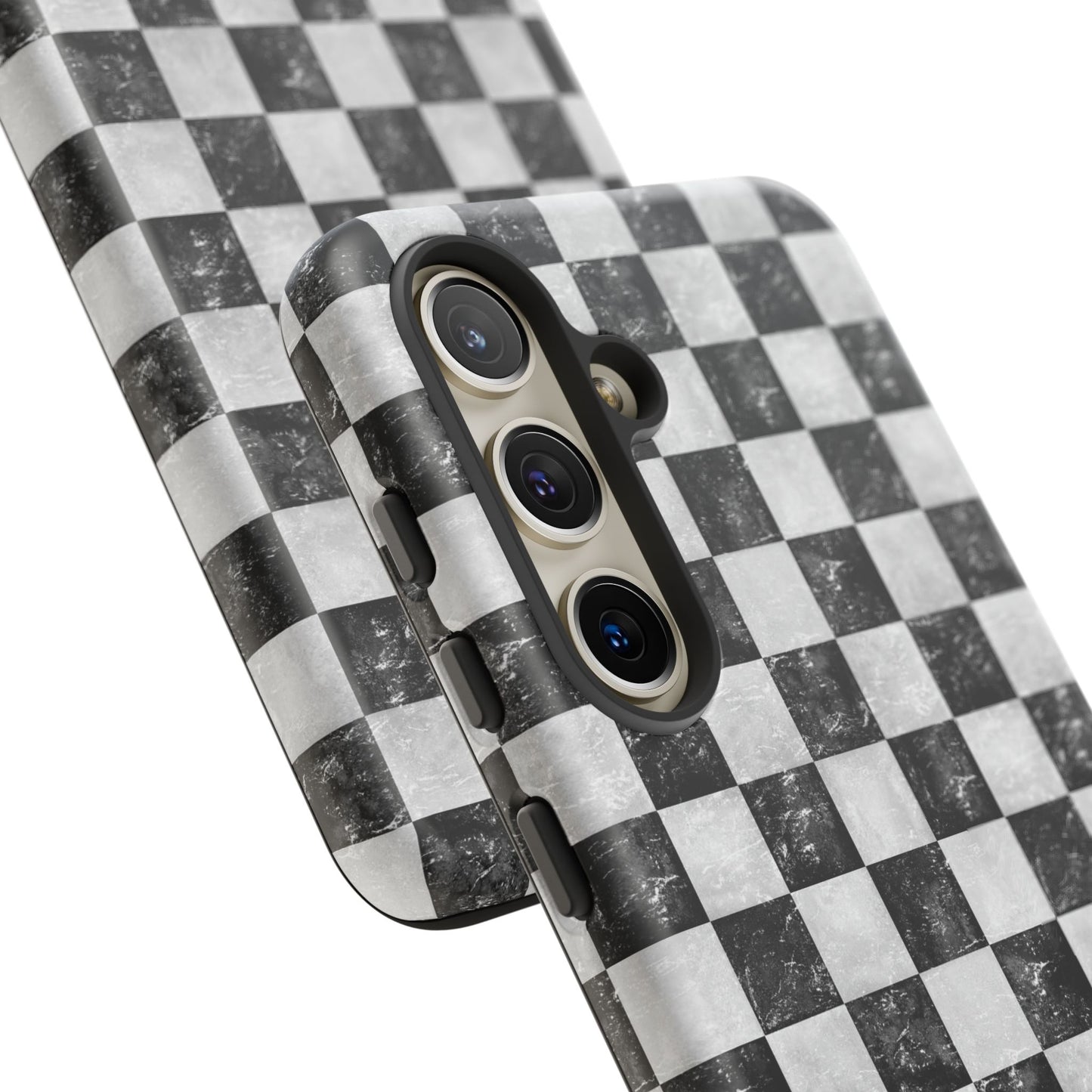 Grunge Checkered Phone Case