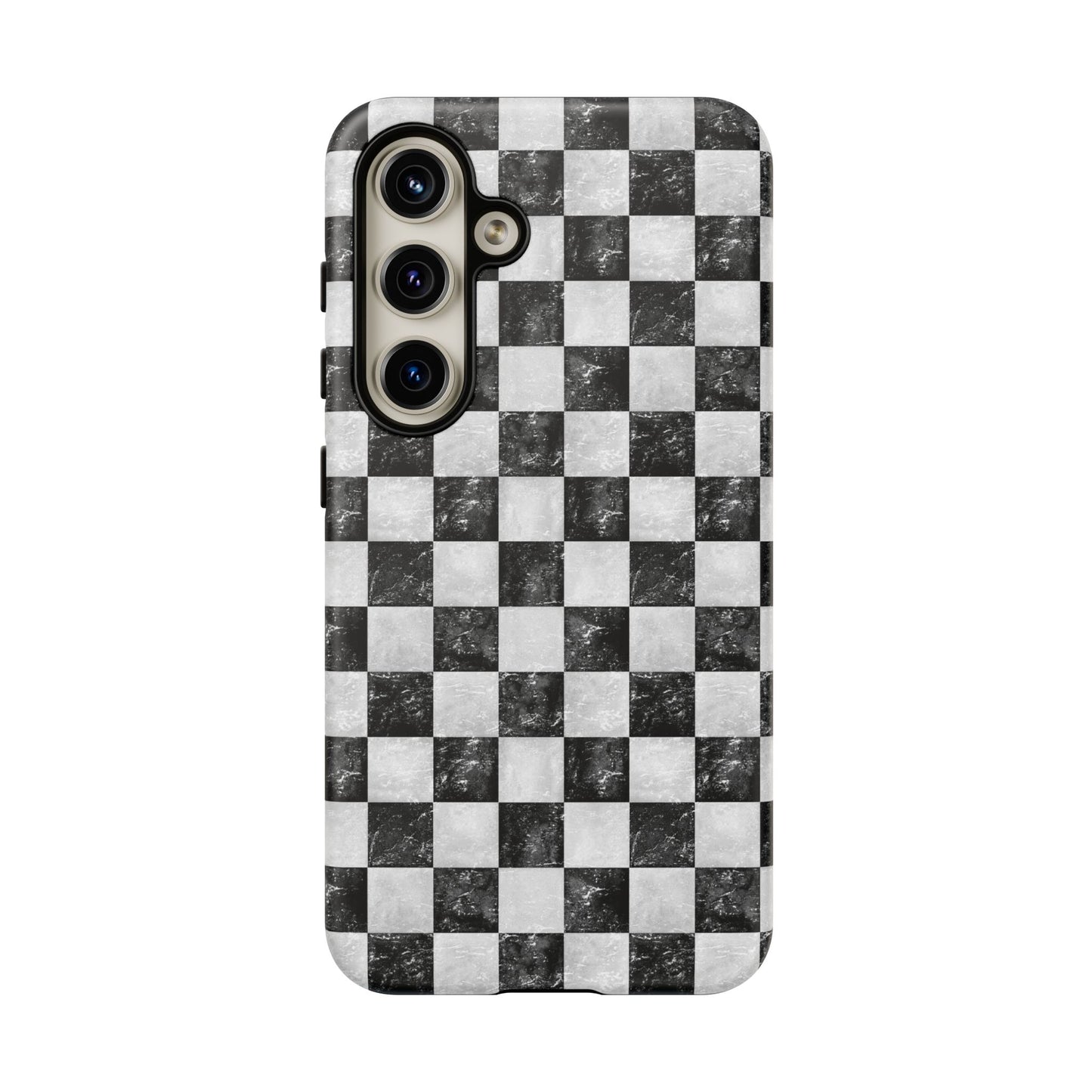 Grunge Checkered Phone Case