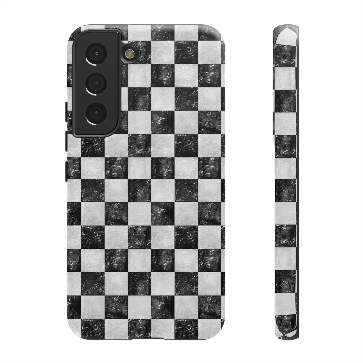 Grunge Checkered Phone Case