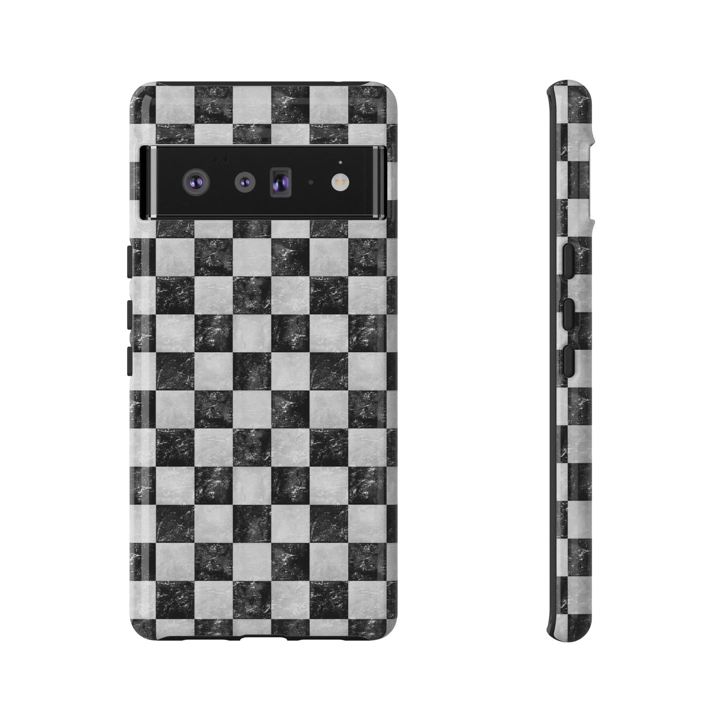 Grunge Checkered Phone Case