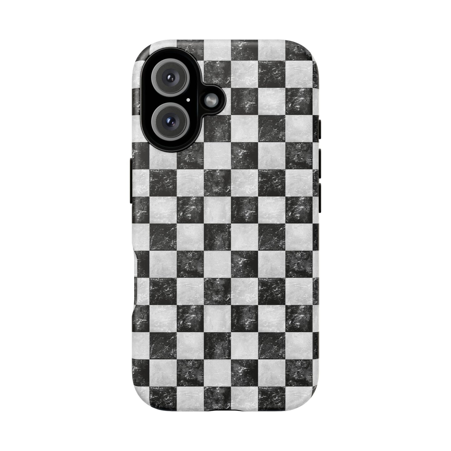 Grunge Checkered Phone Case