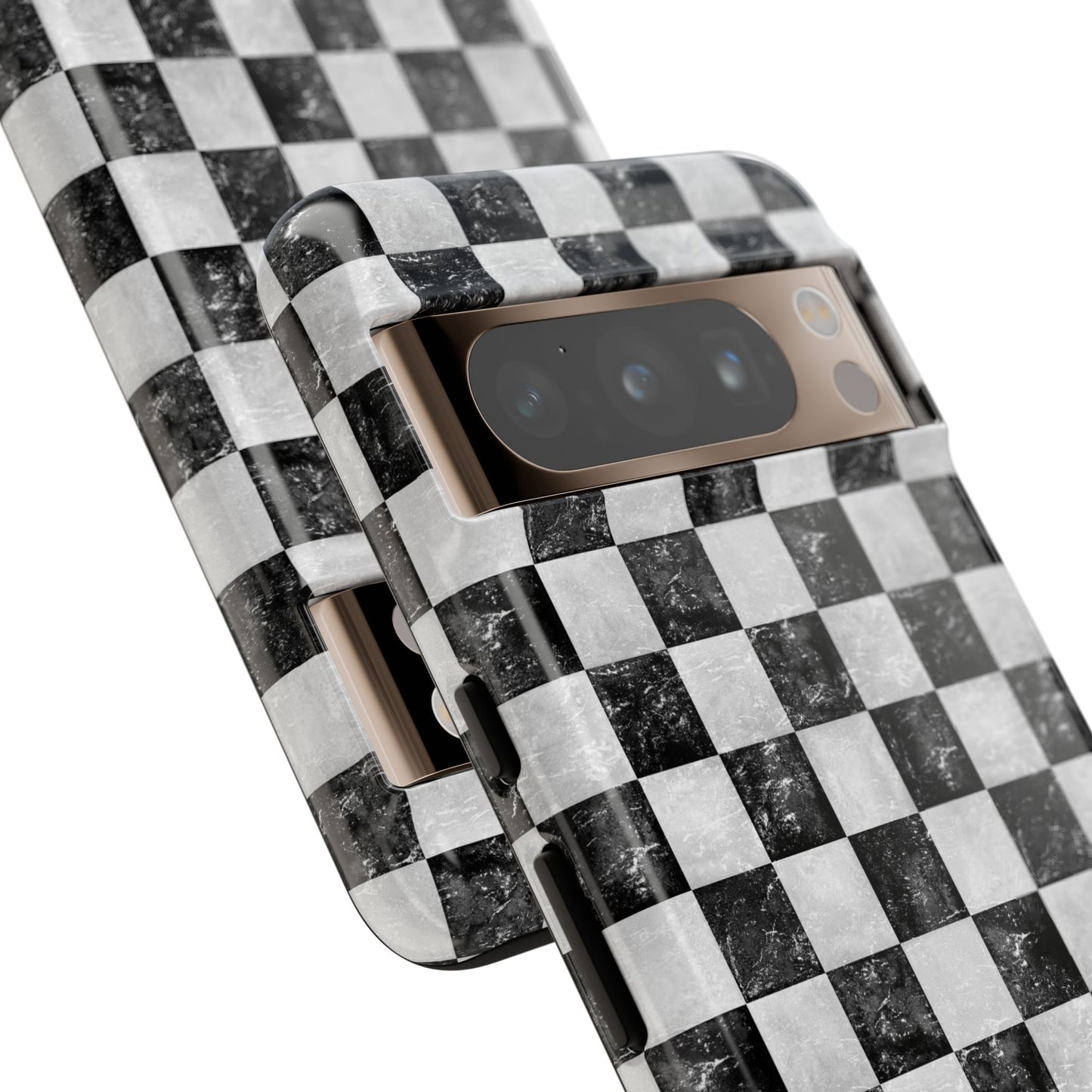 Grunge Checkered Phone Case