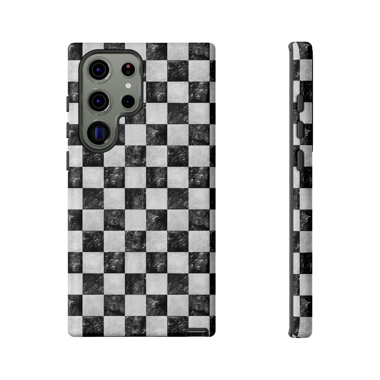 Grunge Checkered Phone Case