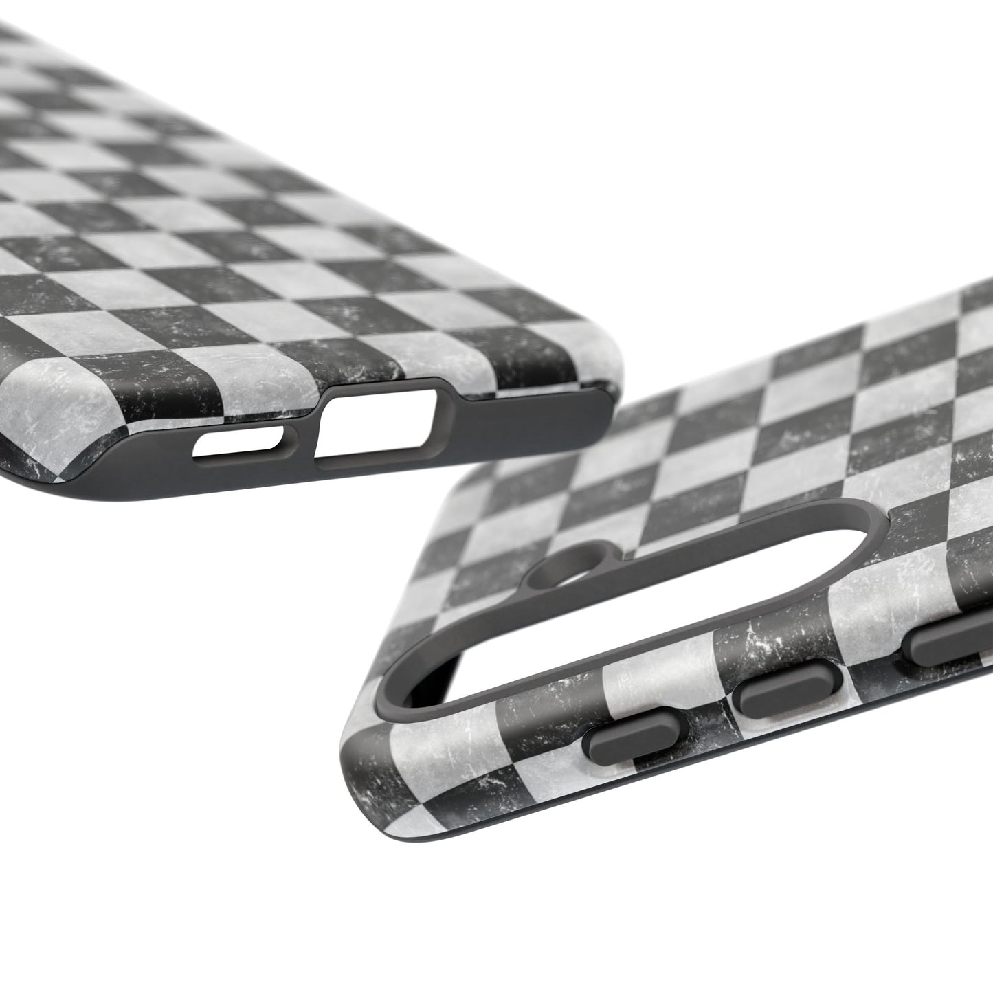 Grunge Checkered Phone Case
