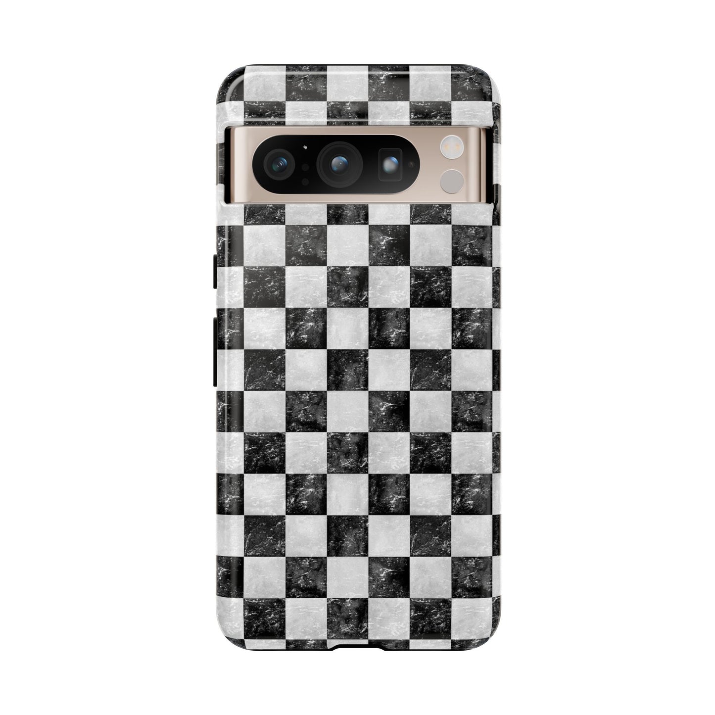 Grunge Checkered Phone Case