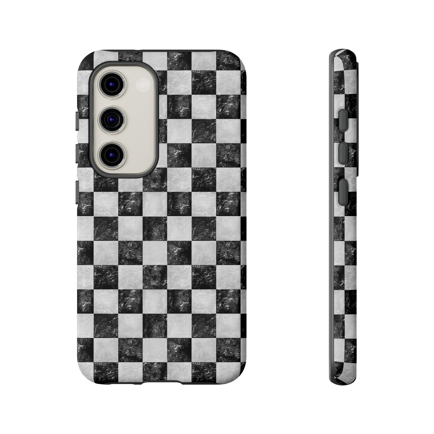 Grunge Checkered Phone Case