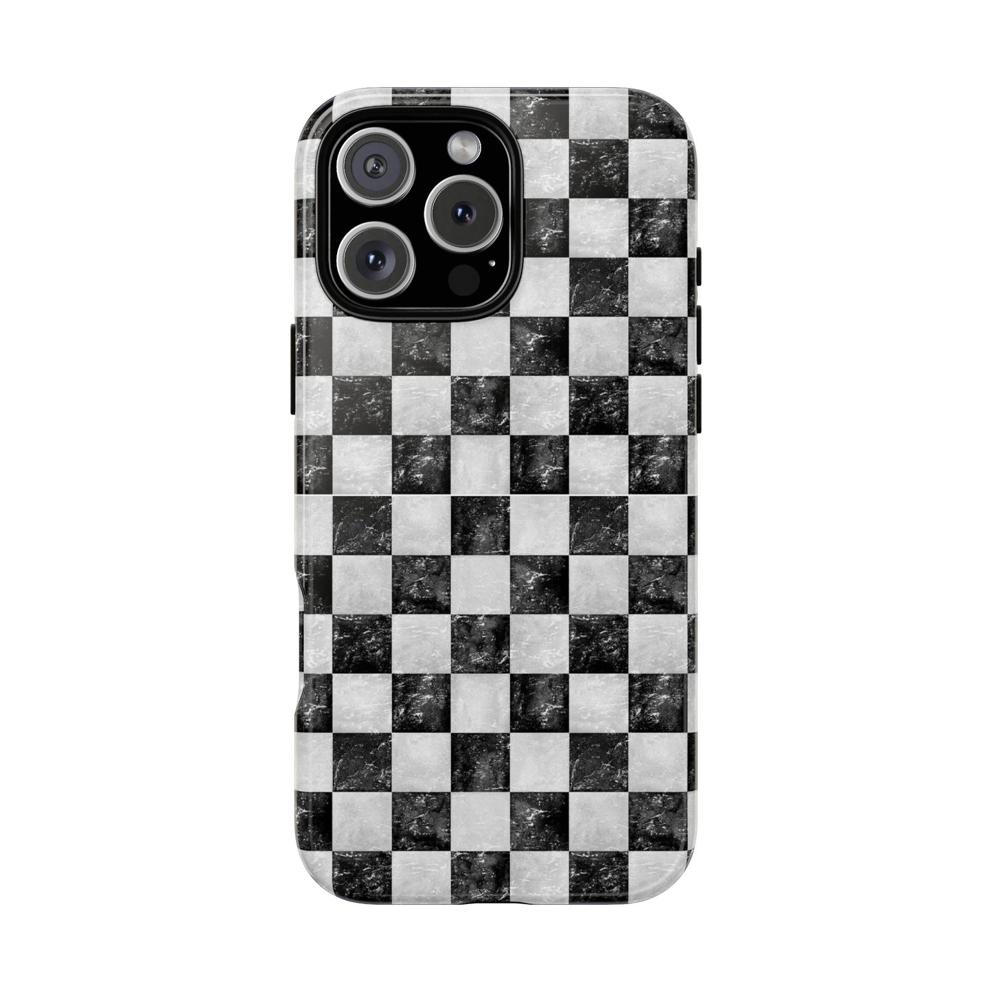 Grunge Checkered Phone Case