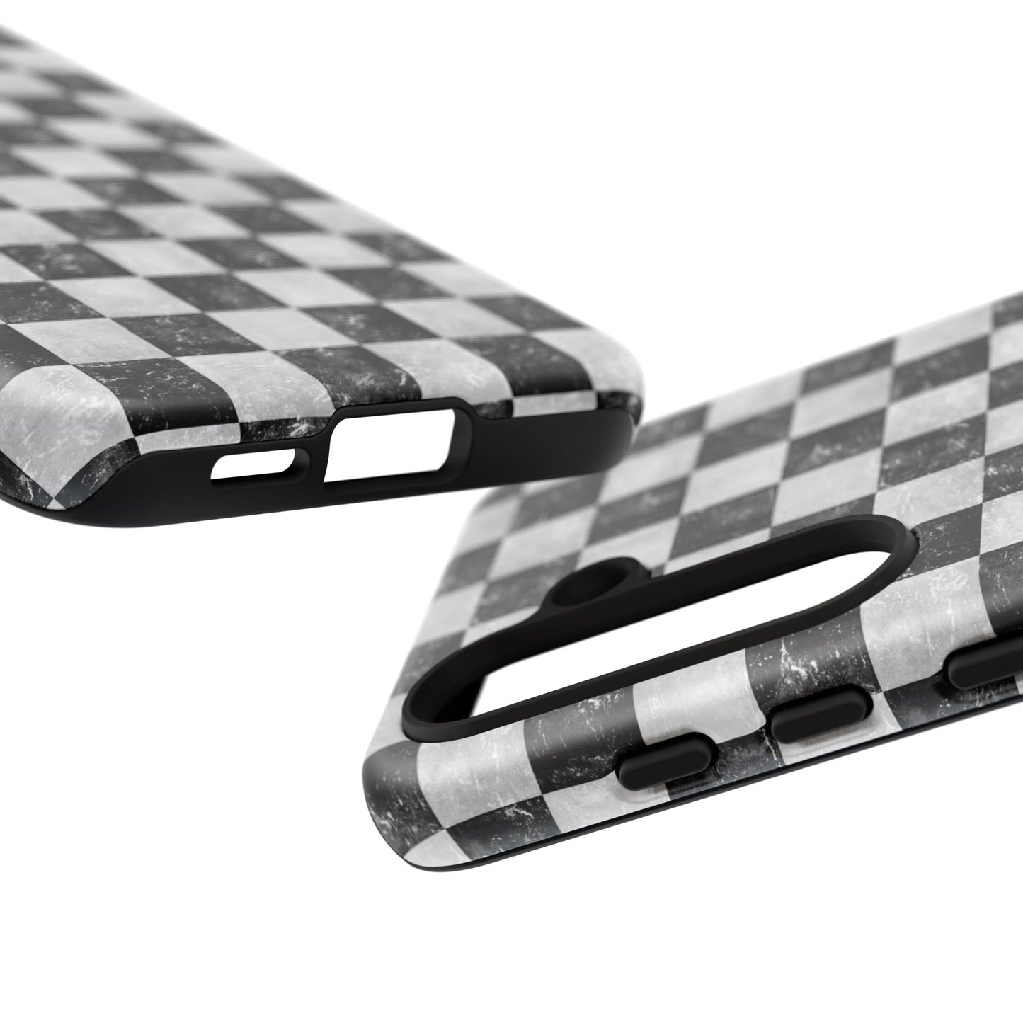 Grunge Checkered Phone Case