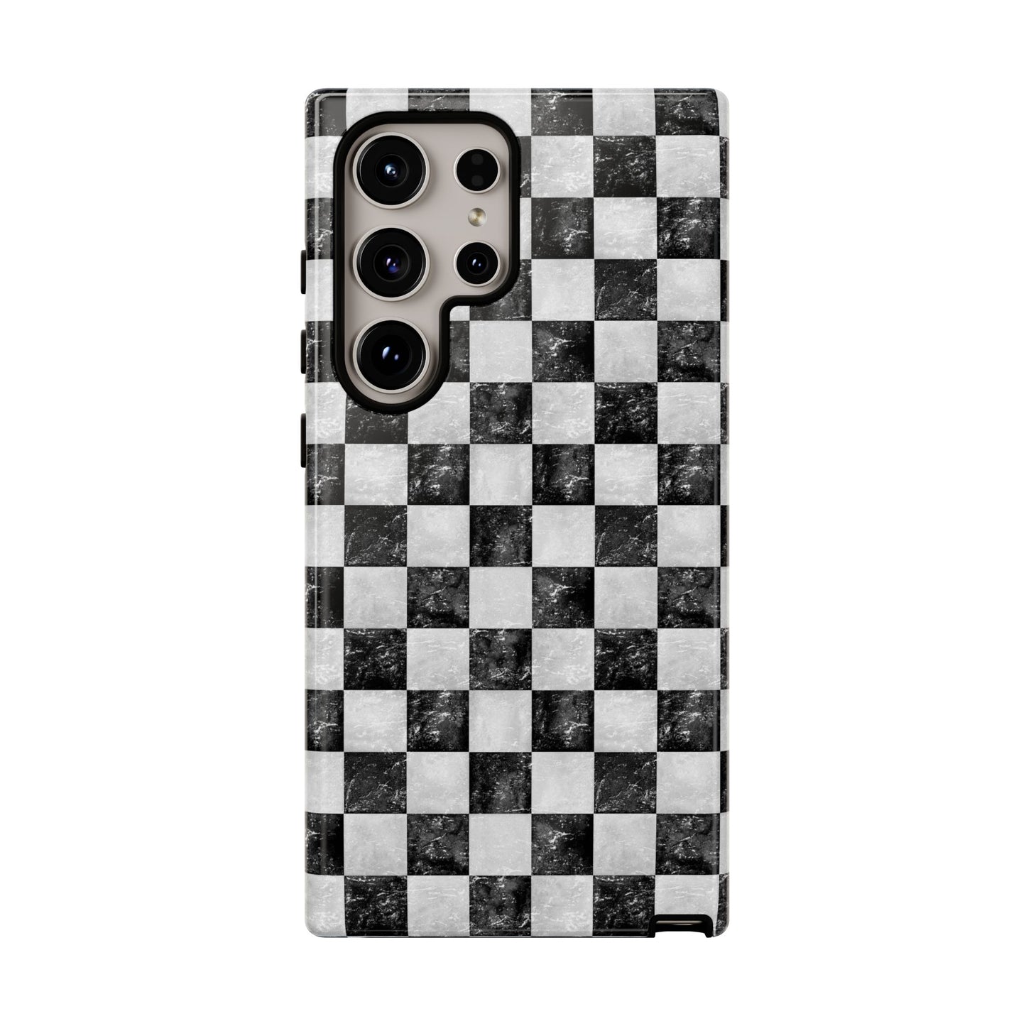 Grunge Checkered Phone Case