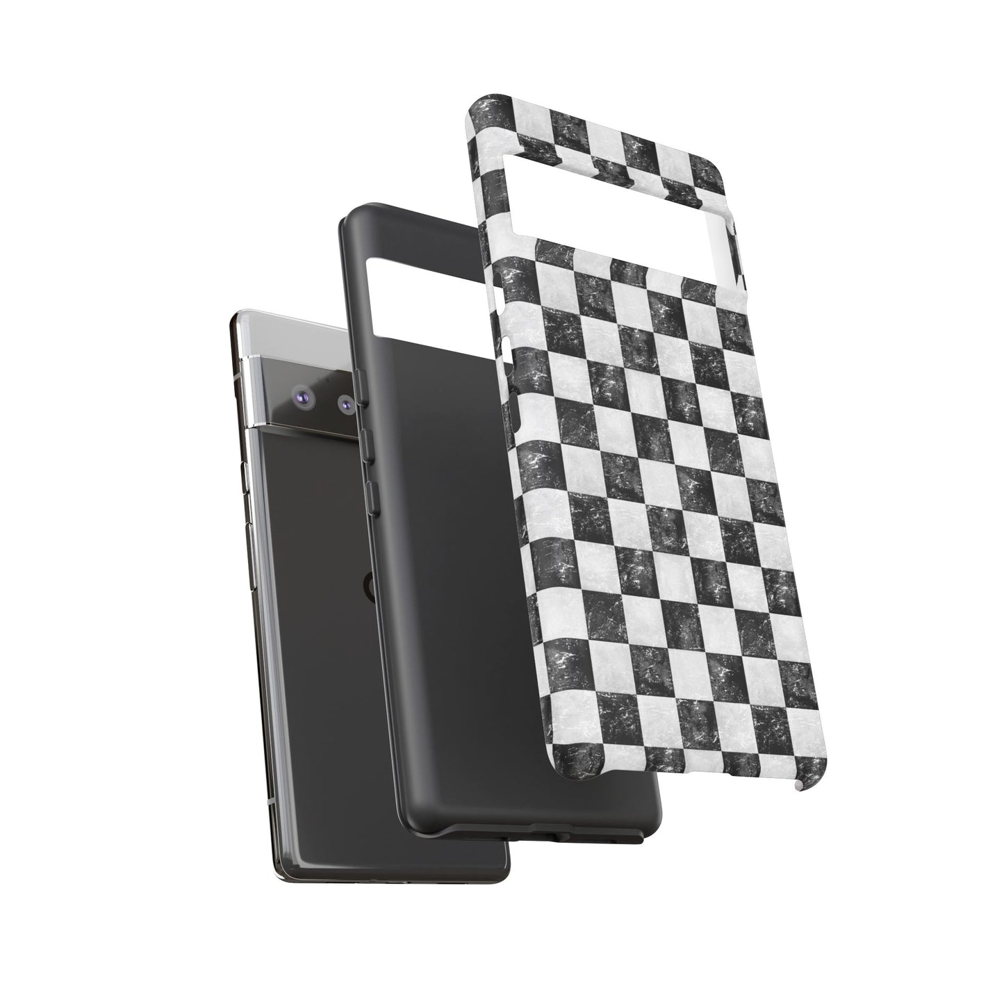 Grunge Checkered Phone Case