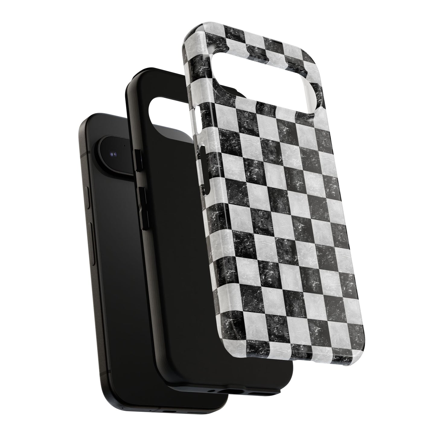 Grunge Checkered Phone Case