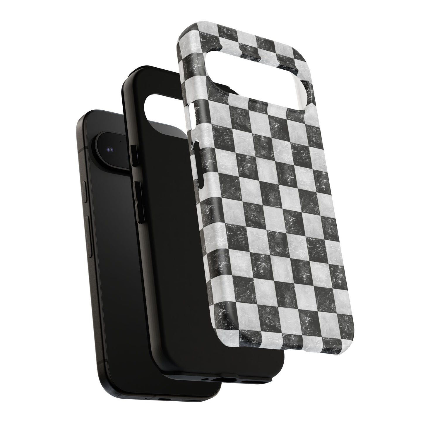 Grunge Checkered Phone Case