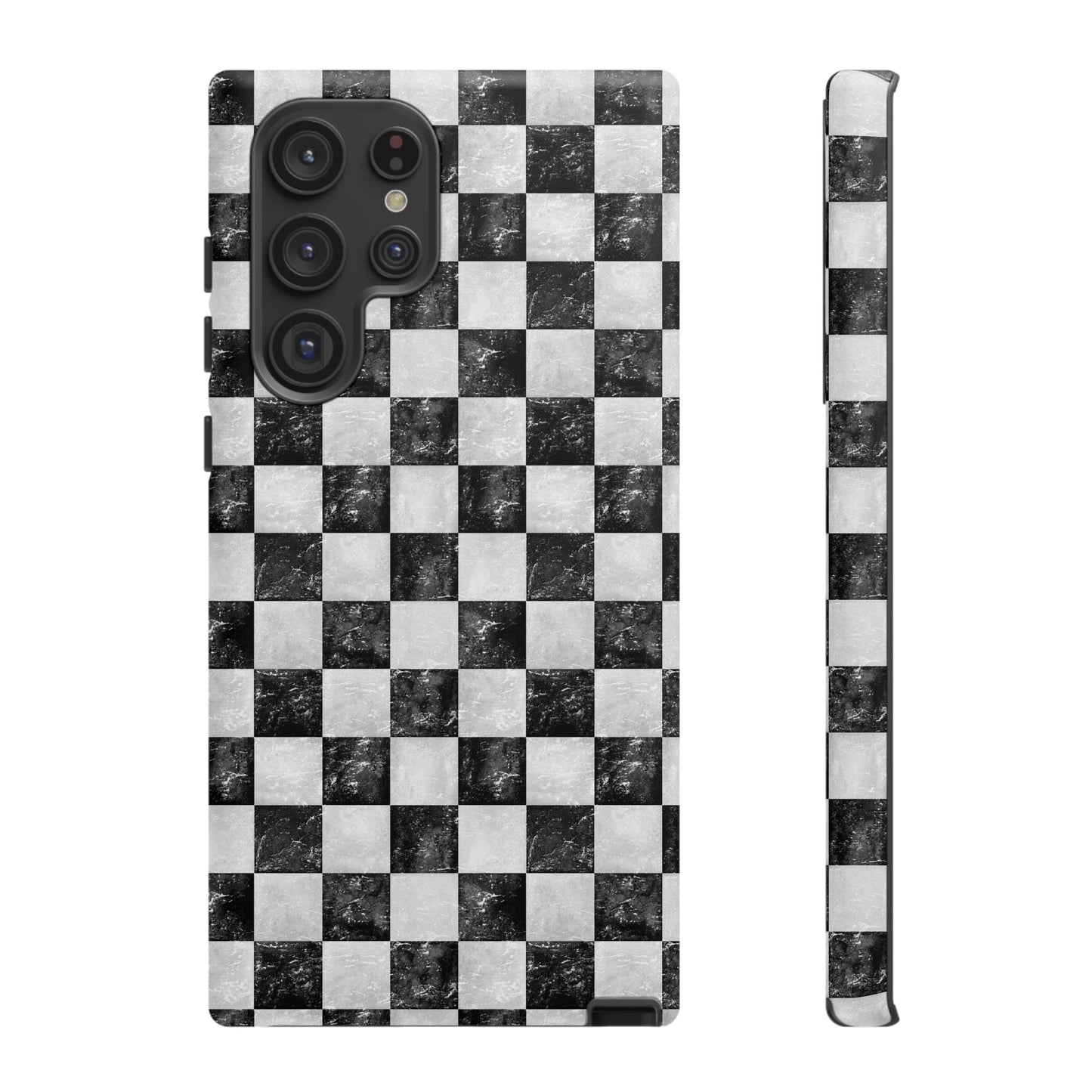 Grunge Checkered Phone Case
