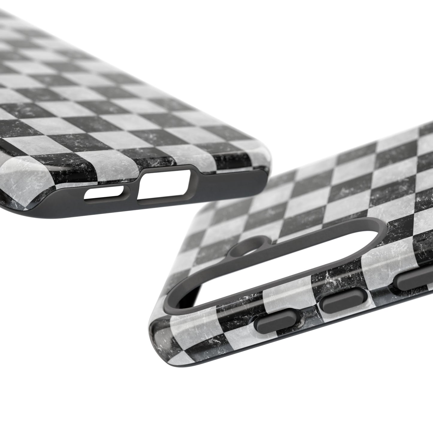 Grunge Checkered Phone Case