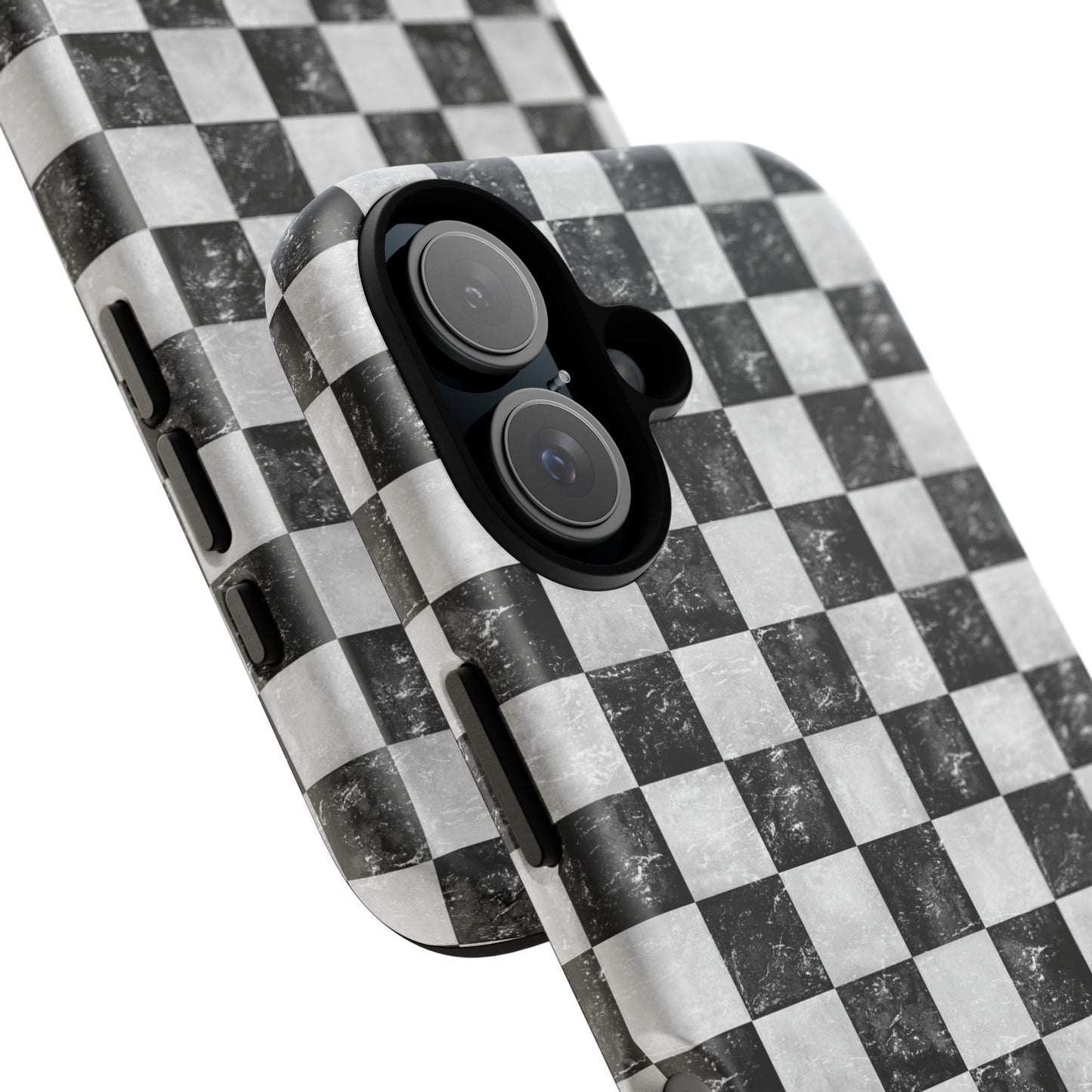 Grunge Checkered Phone Case