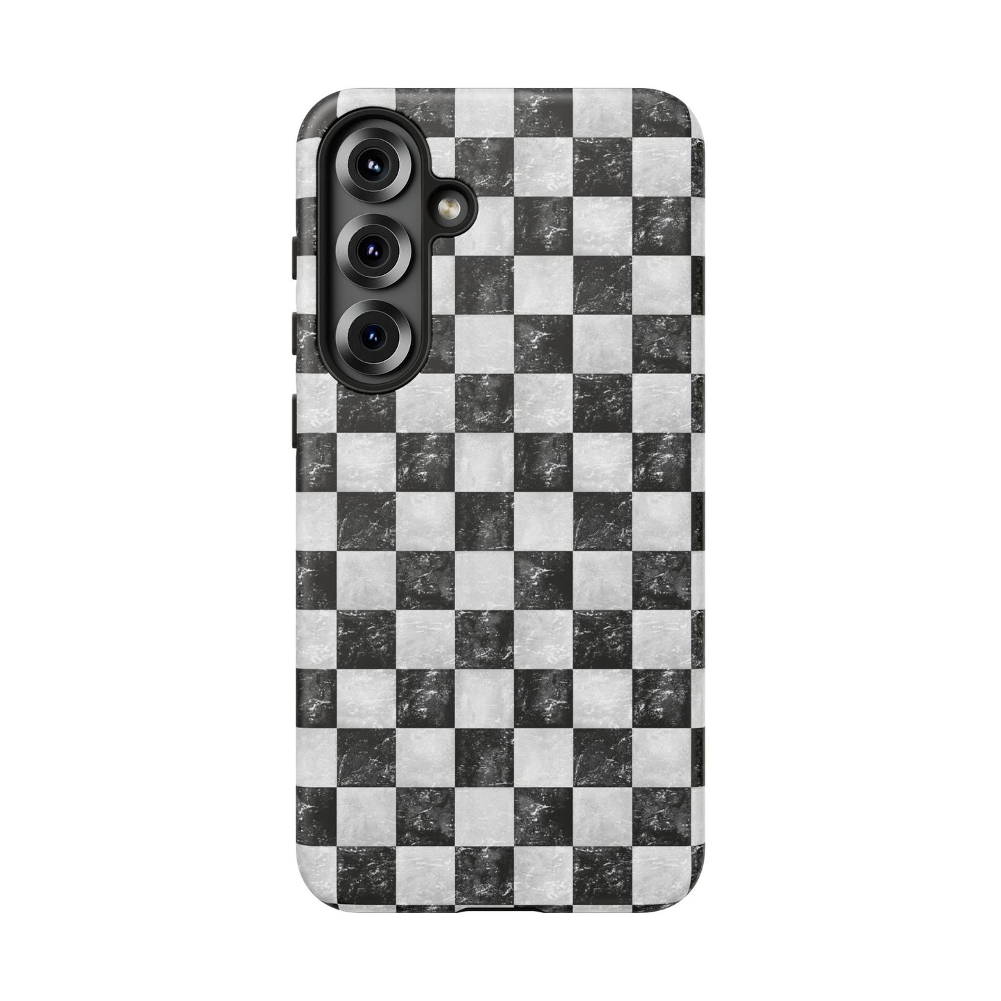 Grunge Checkered Phone Case