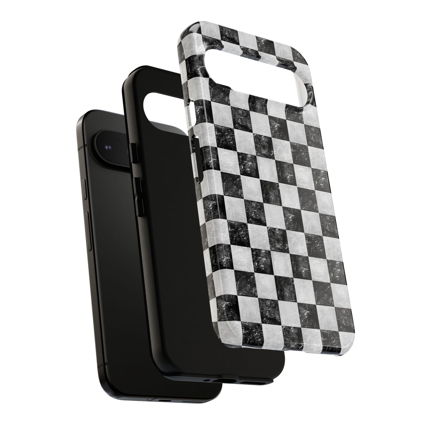 Grunge Checkered Phone Case