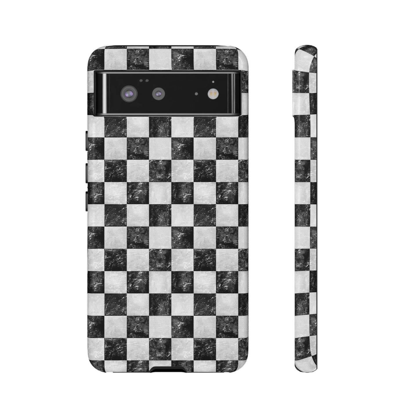 Grunge Checkered Phone Case