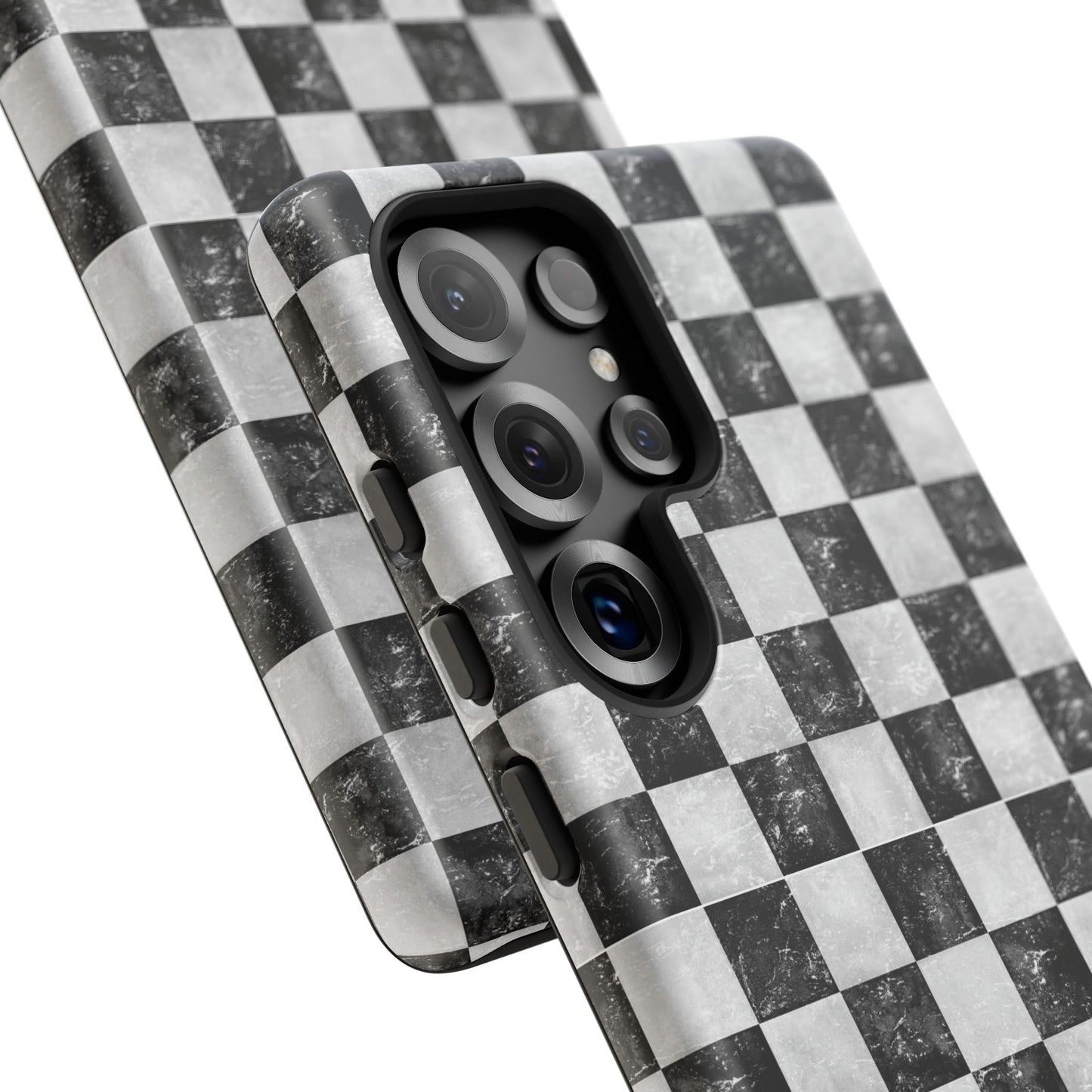 Grunge Checkered Phone Case