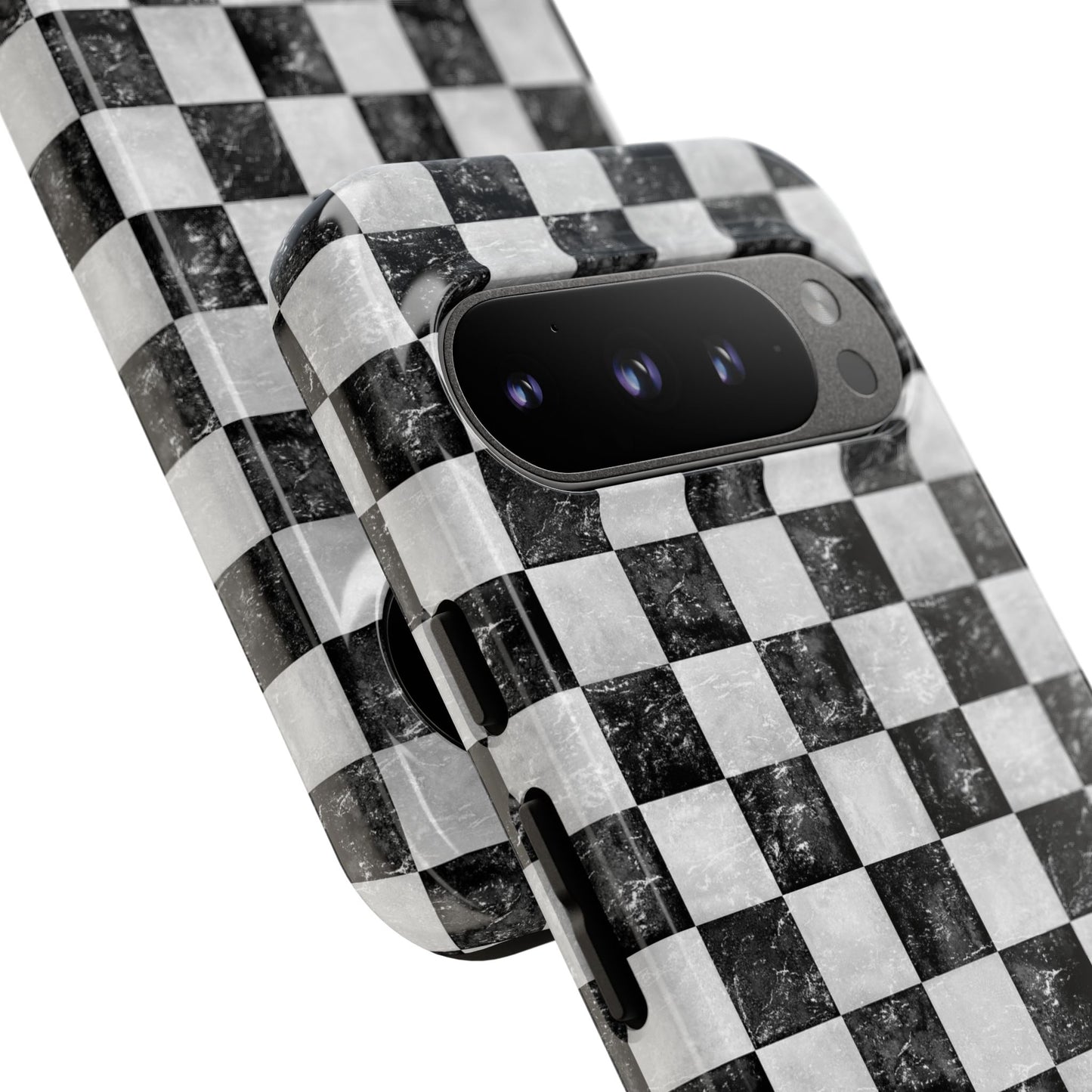 Grunge Checkered Phone Case