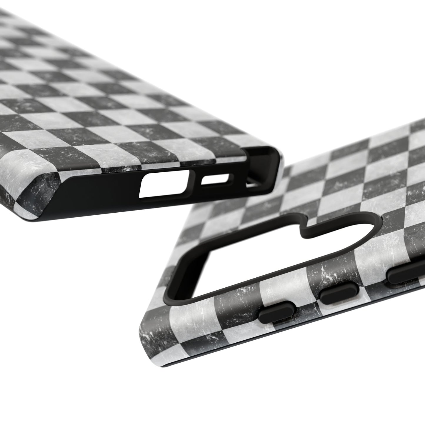Grunge Checkered Phone Case