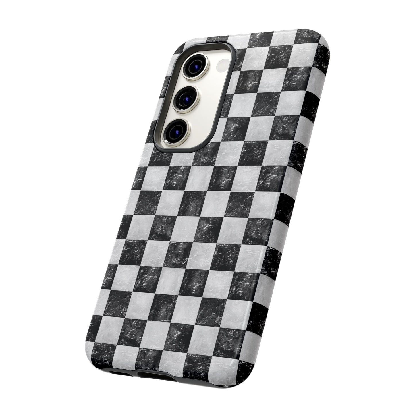 Grunge Checkered Phone Case
