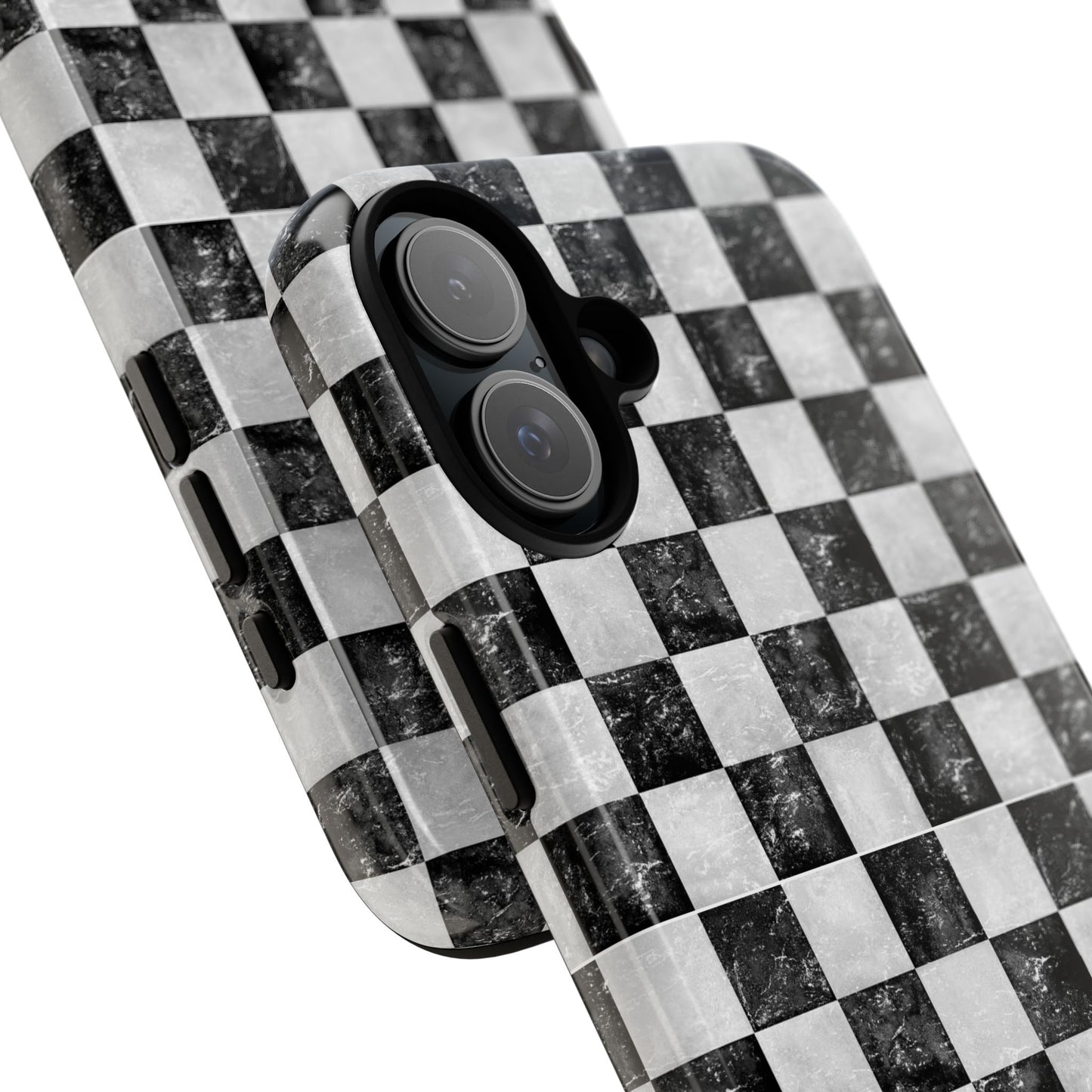Grunge Checkered Phone Case