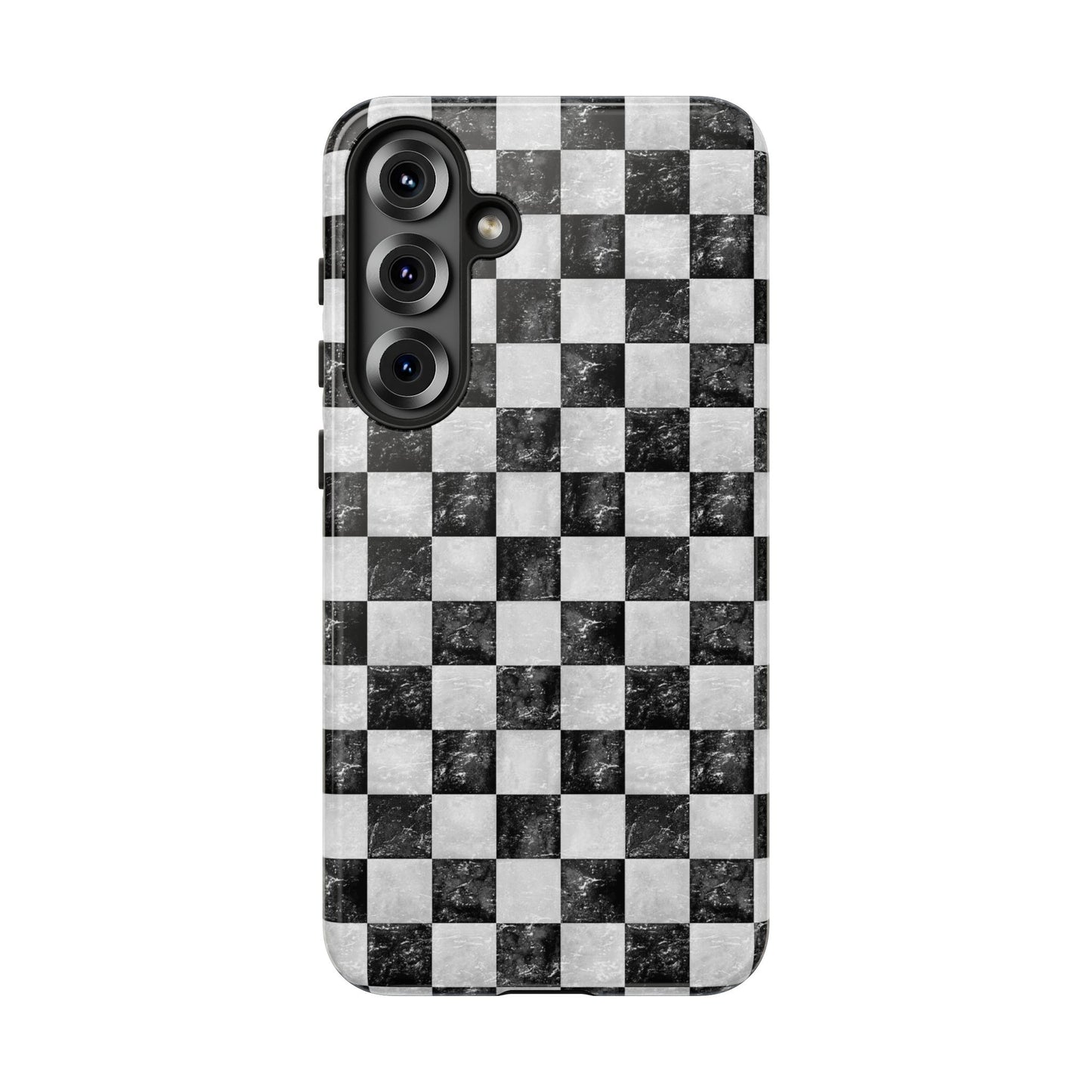 Grunge Checkered Phone Case