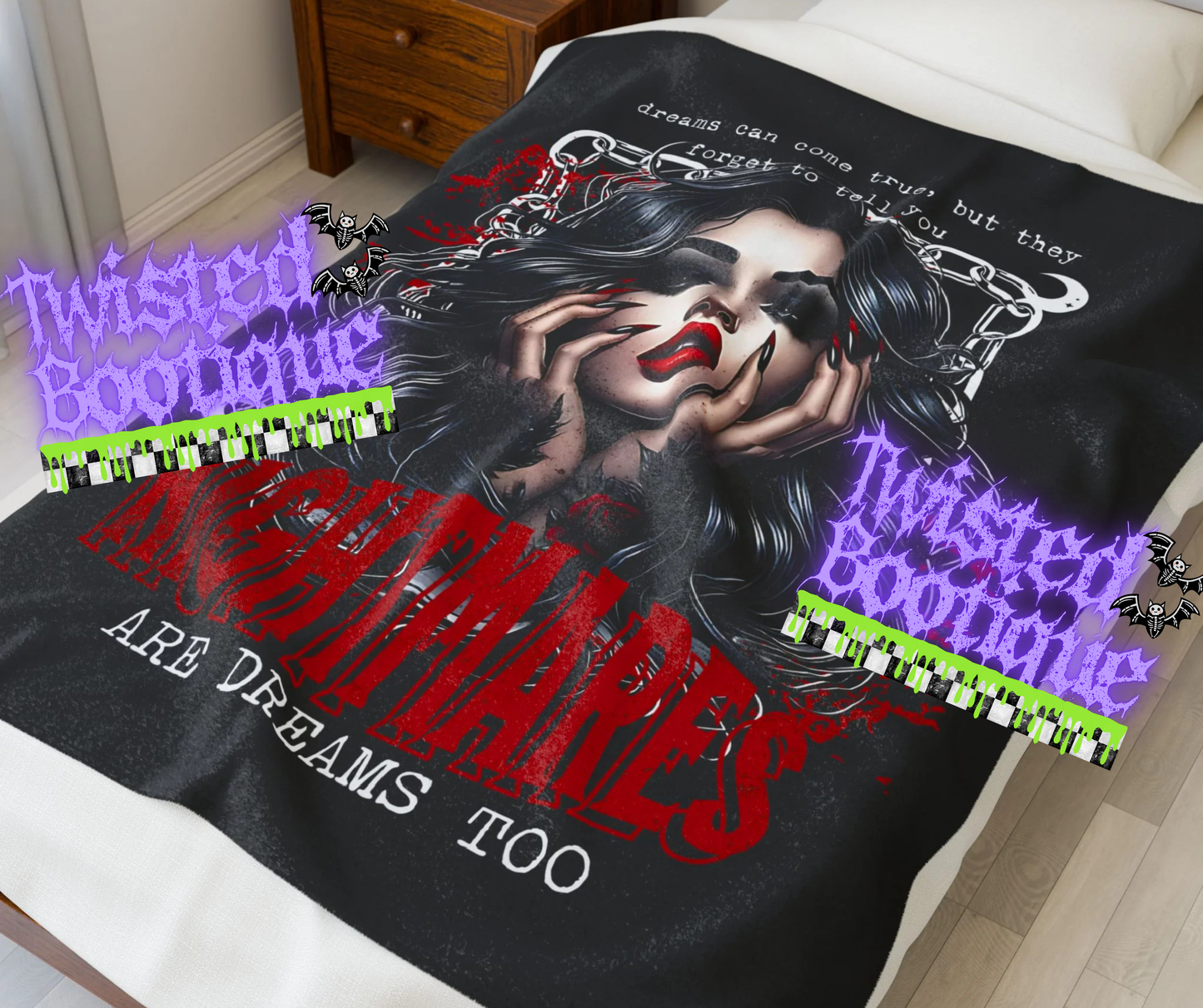 Nightmares Plush Blanket
