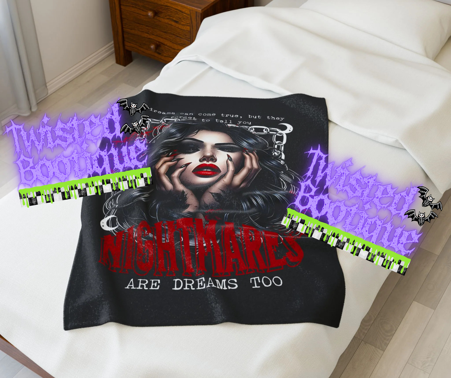 Nightmares Plush Blanket