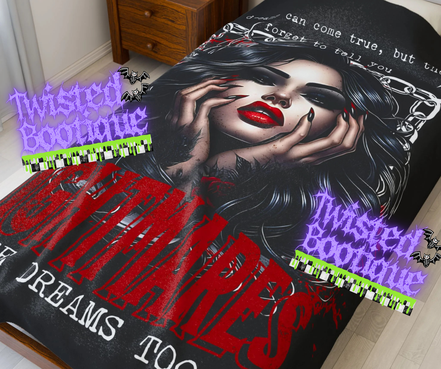 Nightmares Plush Blanket