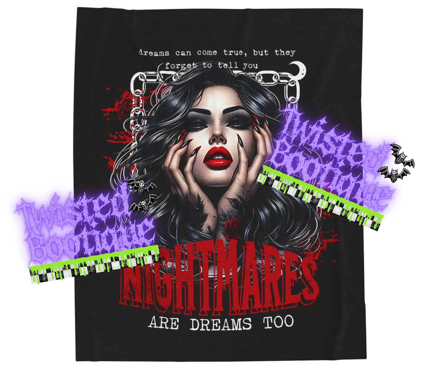 Nightmares Plush Blanket