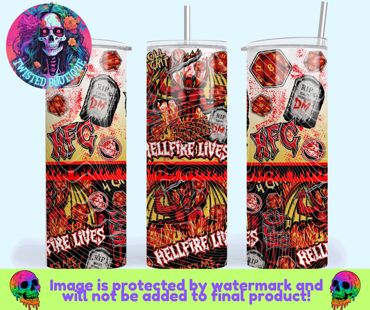 Hellfire Lives Tumbler