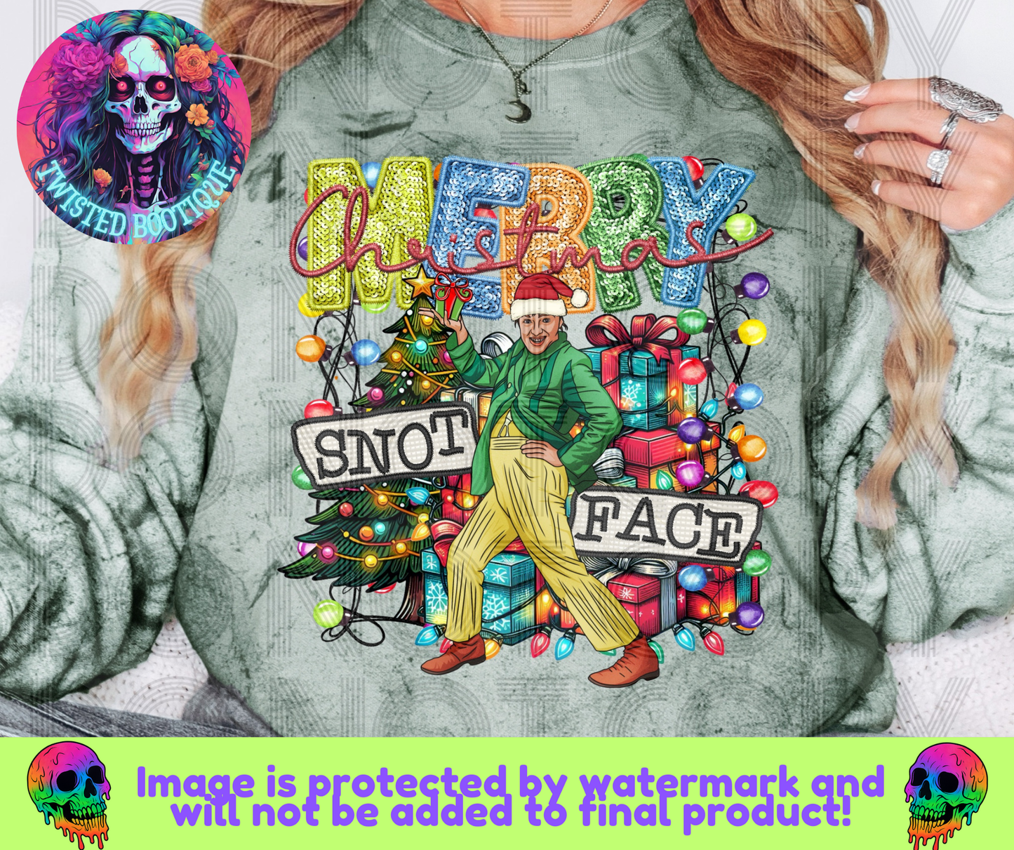 Merry Christmas Snot Face