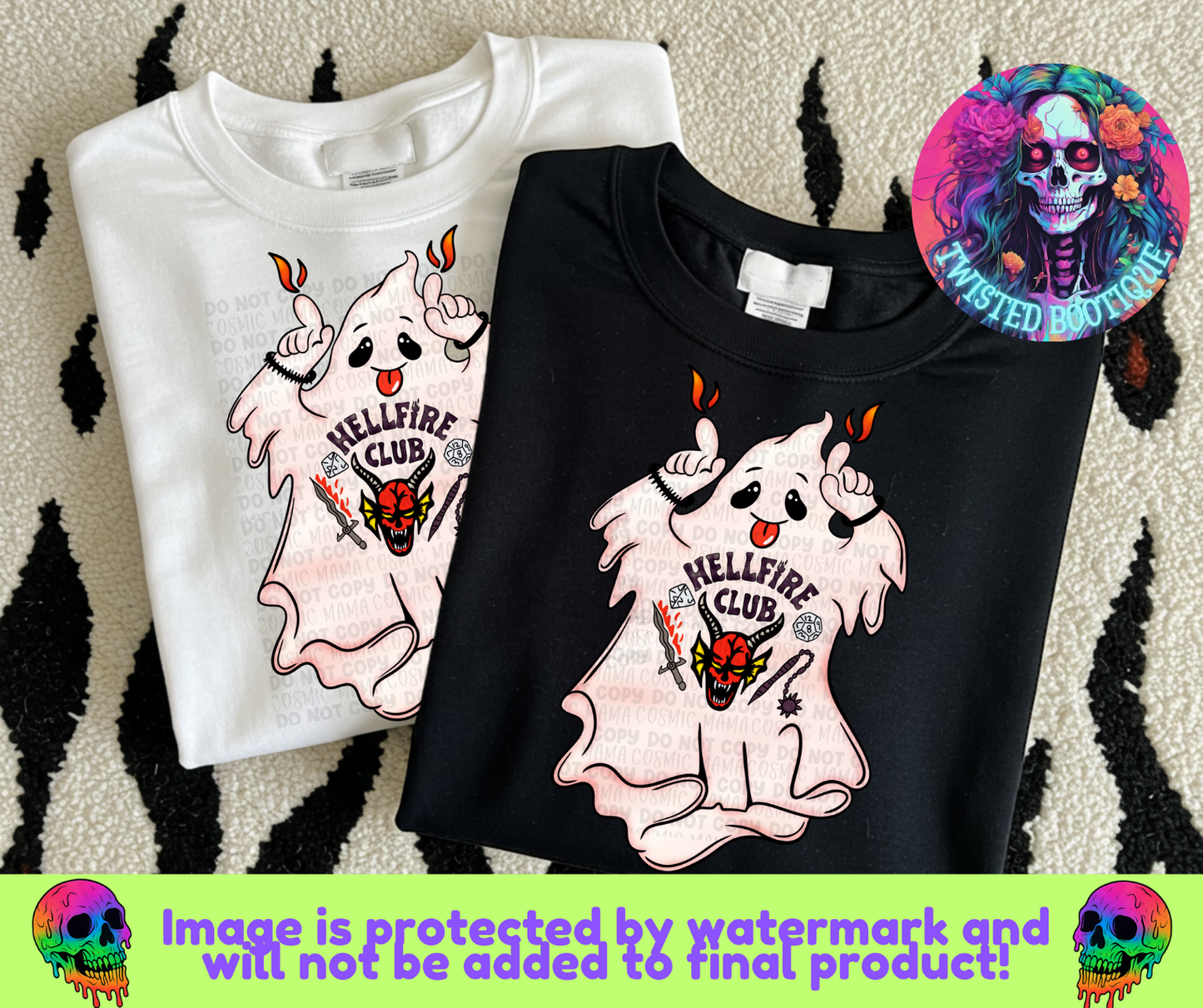 Hell Fire Ghosty Tee