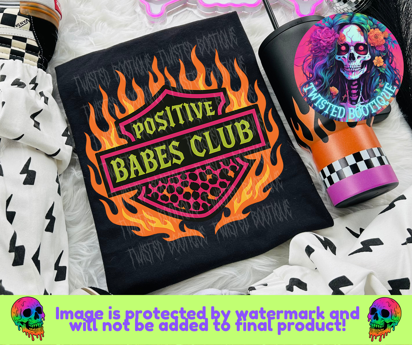 Positive Babes Club BLACK APPAREL ONLY