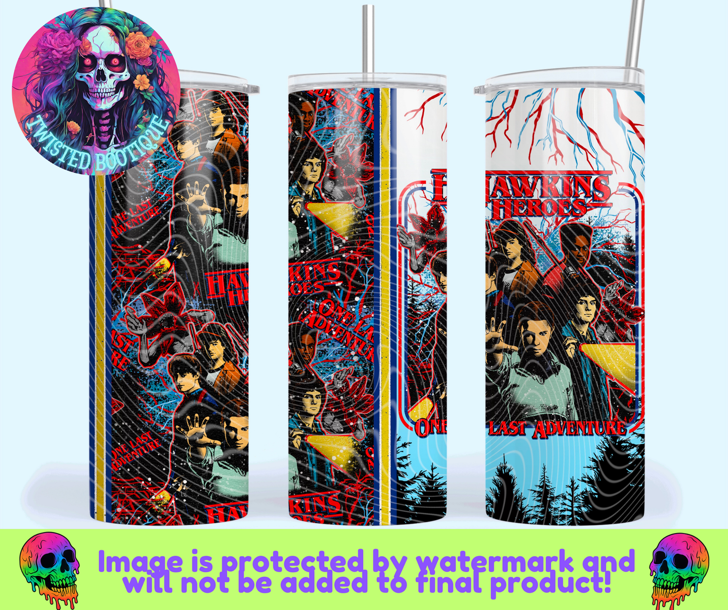 Hawkins Heroes Tumbler