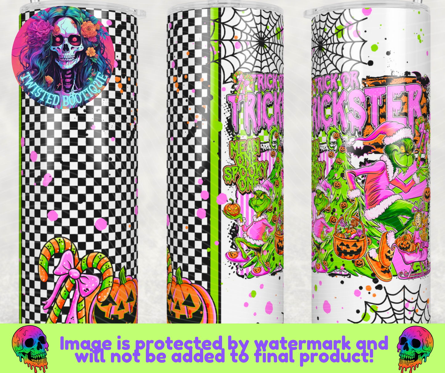 Mean One Spooky One Tumbler