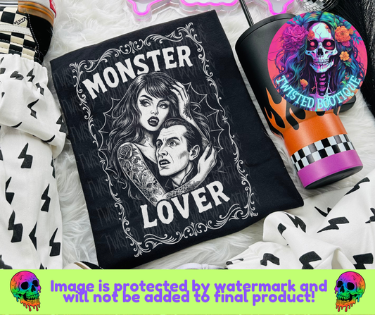 Monster Lover-Vamp BLACK APPAREL ONLY