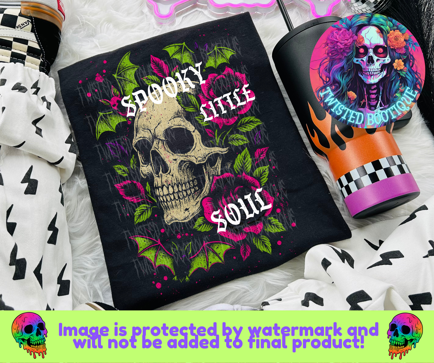 Spooky Little Soul BLACK APPAREL ONLY