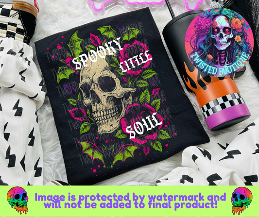 Spooky Little Soul BLACK APPAREL ONLY