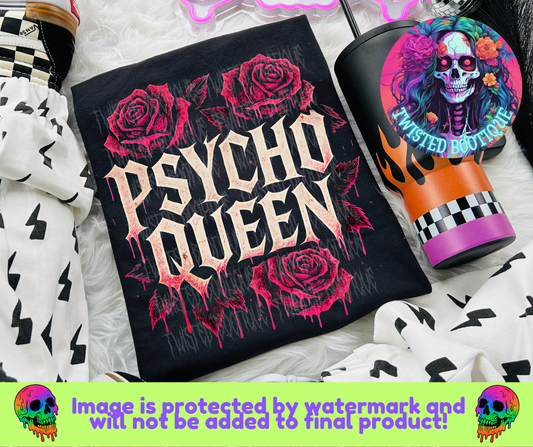 Psycho Queen BLACK APPAREL ONLY