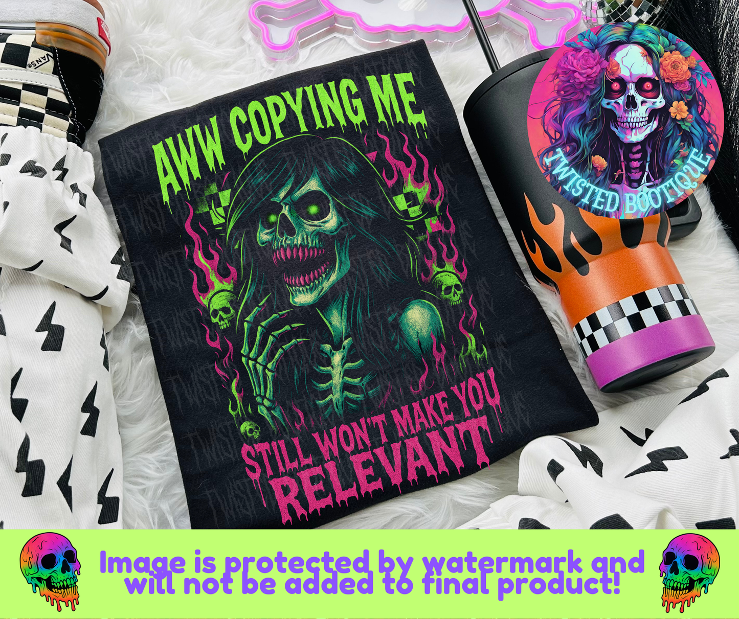 Won't Make You Relevant BLACK APPAREL ONLY