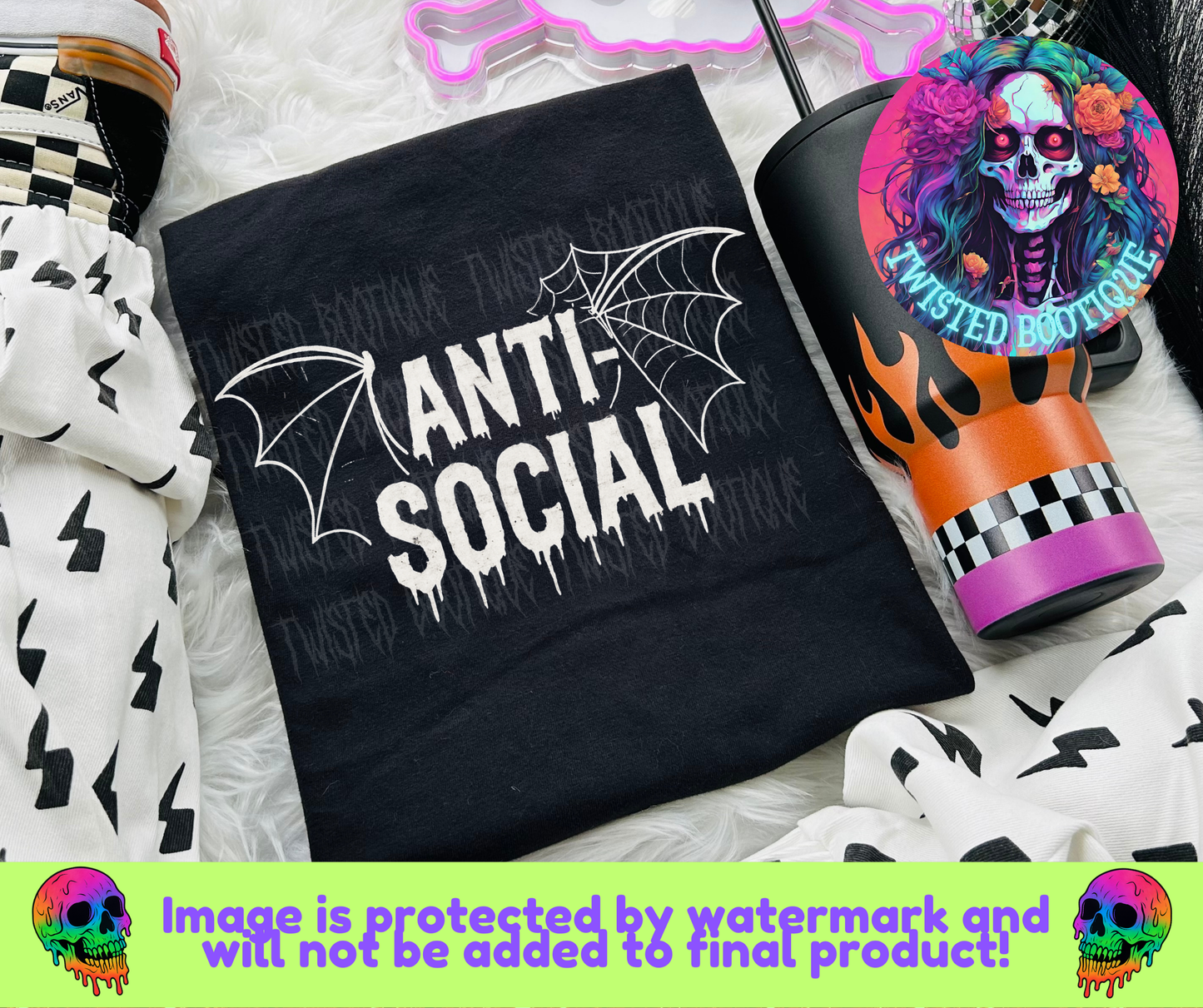 Anti-Social BLACK APPAREL ONLY